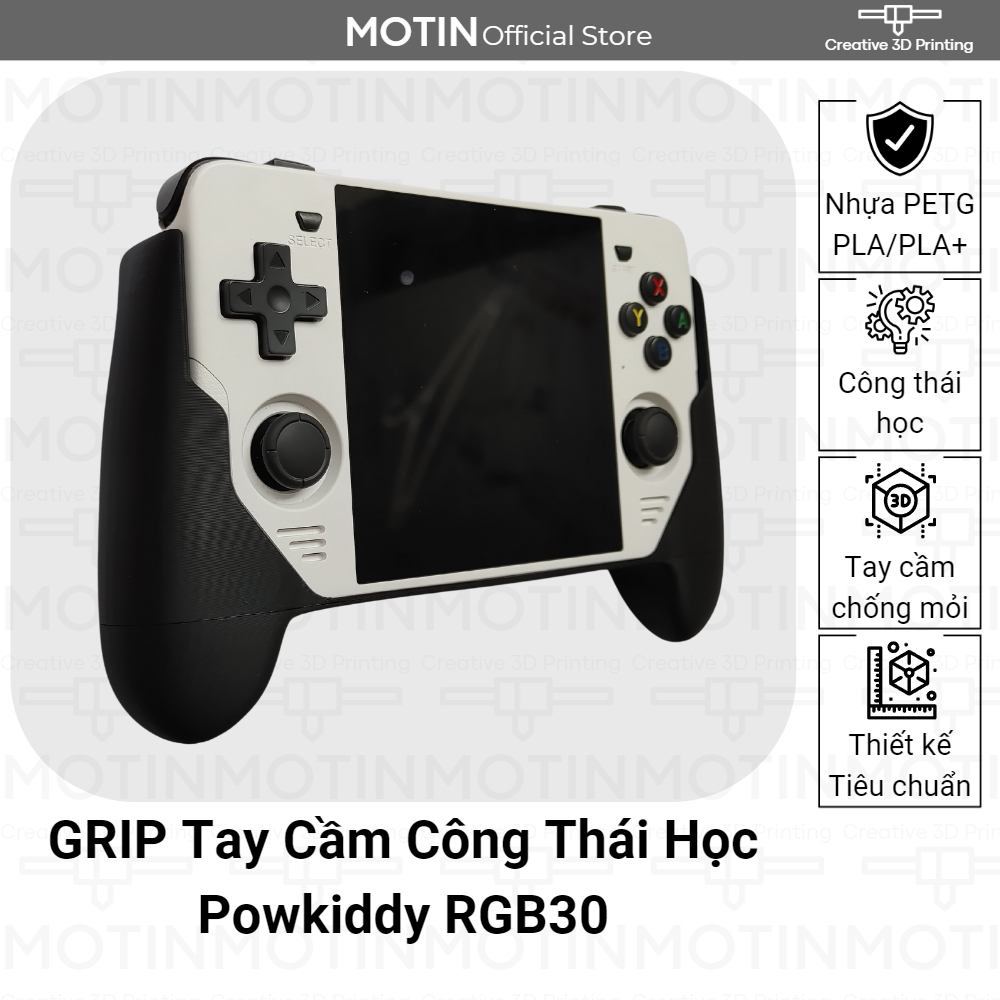 Grip Powkiddy RGB30 อุปกรณ์เสริมจับตามหลักสรีรศาสตร์ - Motin อย่างเป็นทางการ