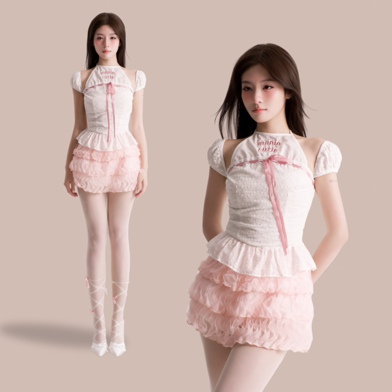 เสื้อเซียน่า | เสื้อเชิ้ตผ้าปักลาย | Mania cutie (มีซิปพิเศษ)