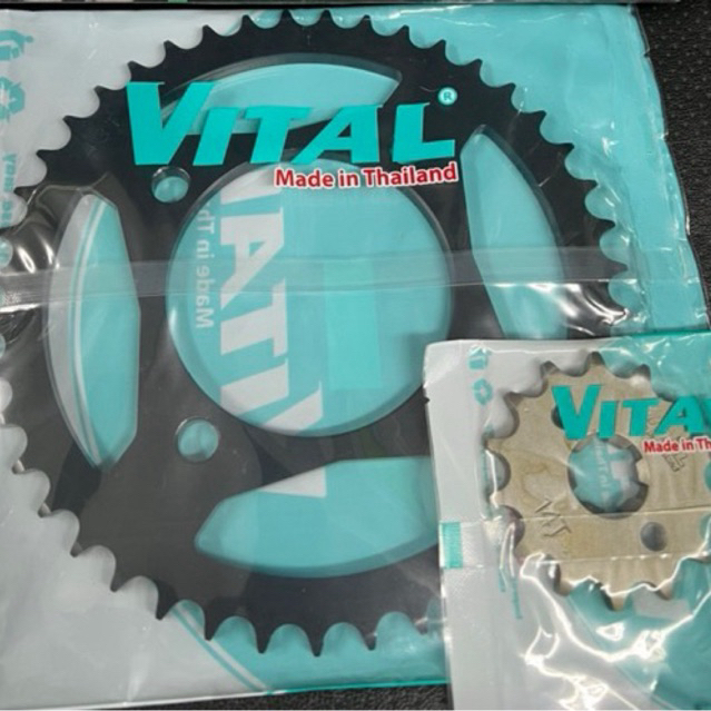 เฟืองสําหรับ Suzuki GZ125 /GZ150 ขนาด 14T15T 41T 43T 45T 46T 47T ของแท้ Vital Thailand