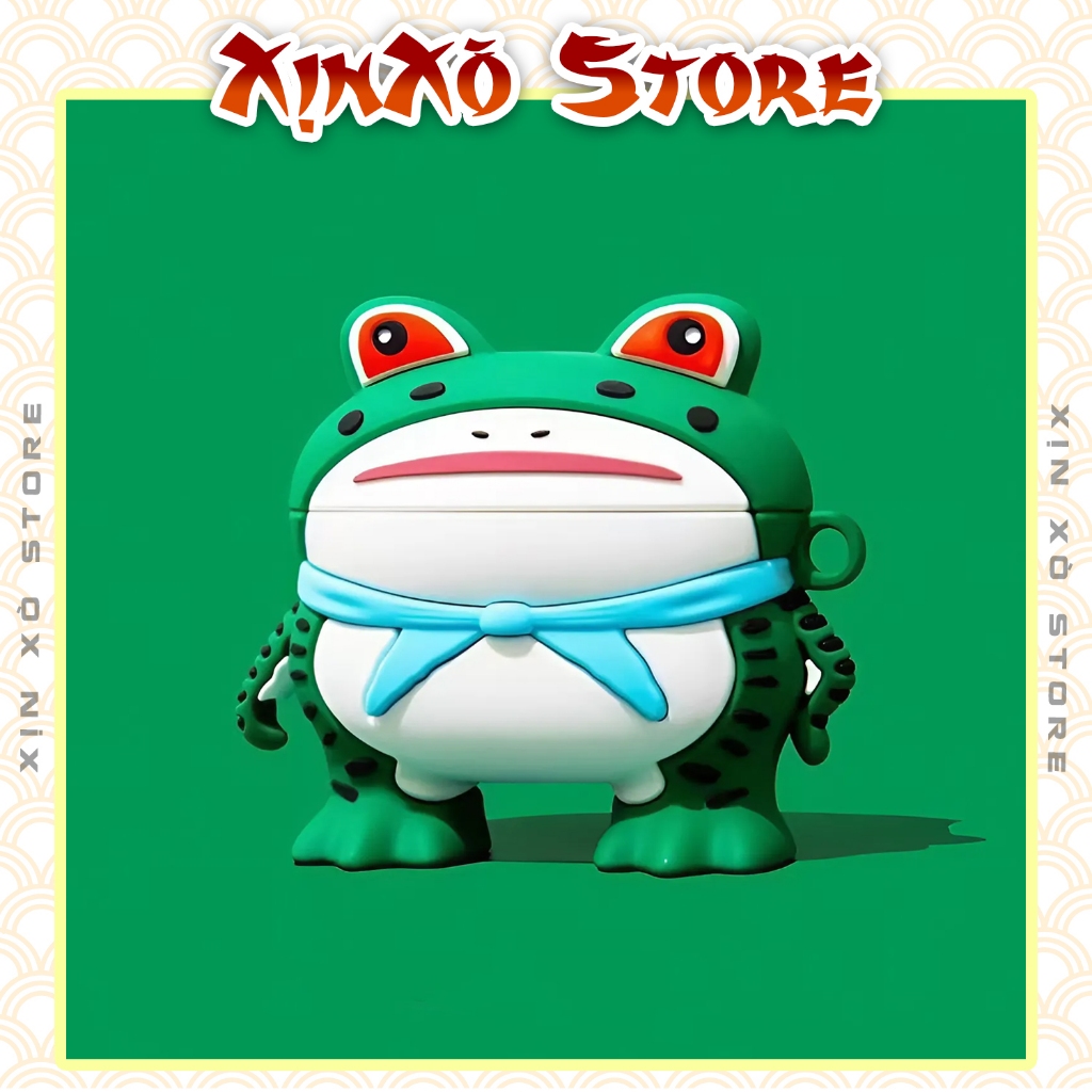 Case airpod 2 3 pro2 pro2 pro2 Case Cover With Key Chain, Airpods Chinese Frog Case - ของแท้ Store