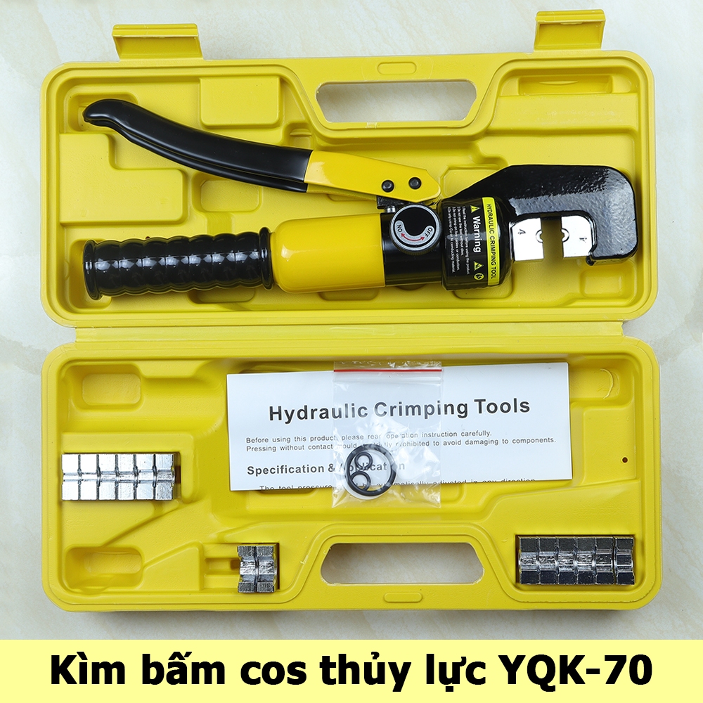 คีมย้ําไฮดรอลิค YQK-70 คีมย้ําหกเหลี่ยม YQK70