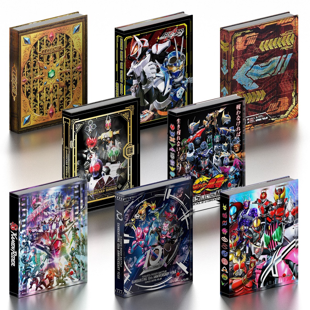 [พิเศษสะท้อนแสง 7 สี] ปกอัลบั้ม Kamen Rider 9 ช่อง