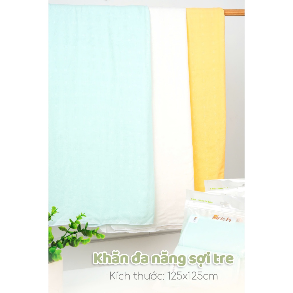ARICH BAMBOO FIBER ผ้าเช็ดตัวอเนกประสงค์ 125X125