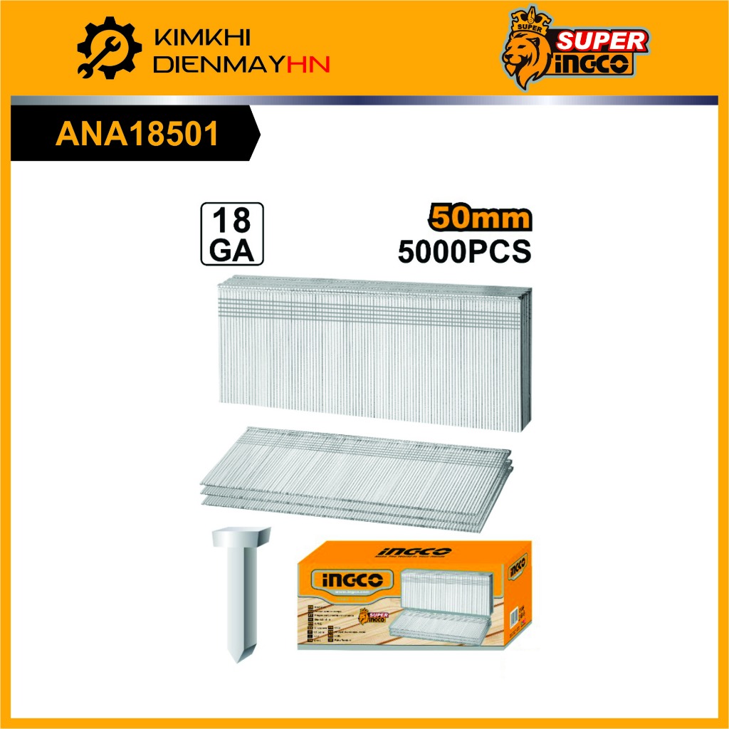 ตะปูยิงไม้ Ingco ANA18501 F50