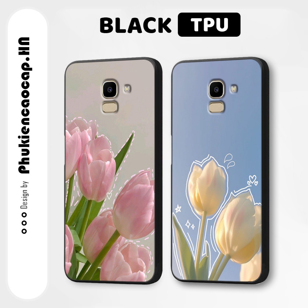 เคส Samsung J6 / J6 Plus / J6+ - เคส TPU คุณภาพสูงพิมพ์ลายดอกทิวลิป แฟชั่น