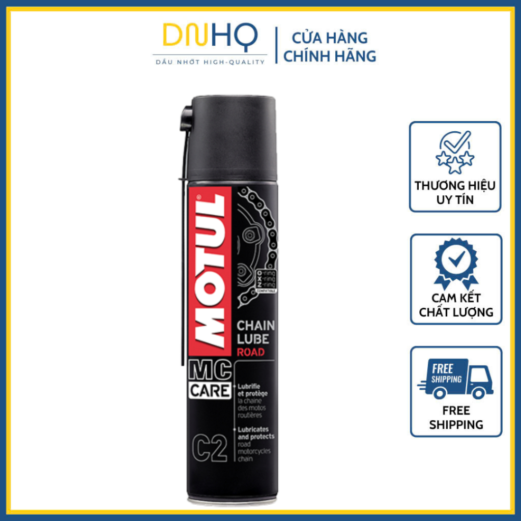 Motul C2 CHAIN Conditioning Spray Motul C2 CHAIN LUBE ROAD VN Slug Conditioning Spray ขจัดโล่และเพิ่