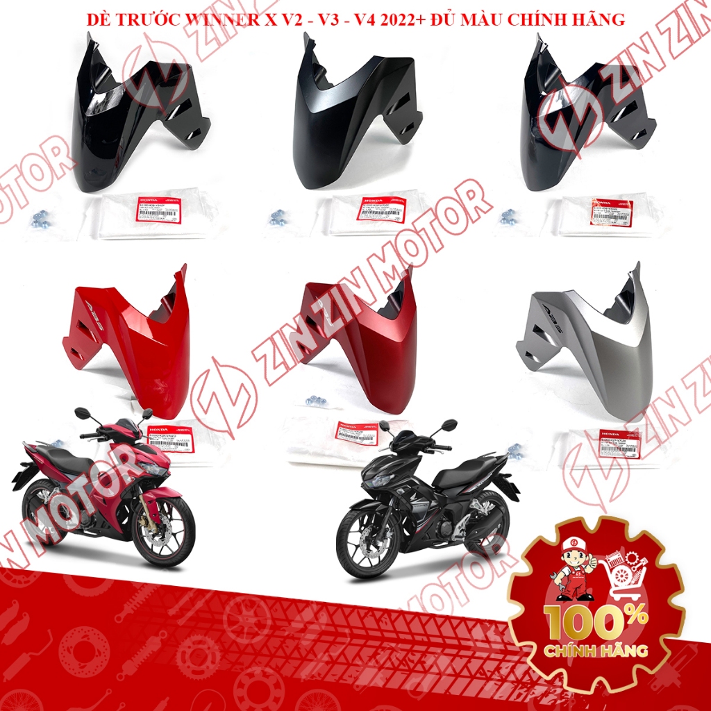 Winner X V2 V3 V4 บังโคลนหน้า Full Color 61100-K56-V50ZP, 61000-K2P-V70ZC, 61000-K2P-V70ZD, 61000-K2