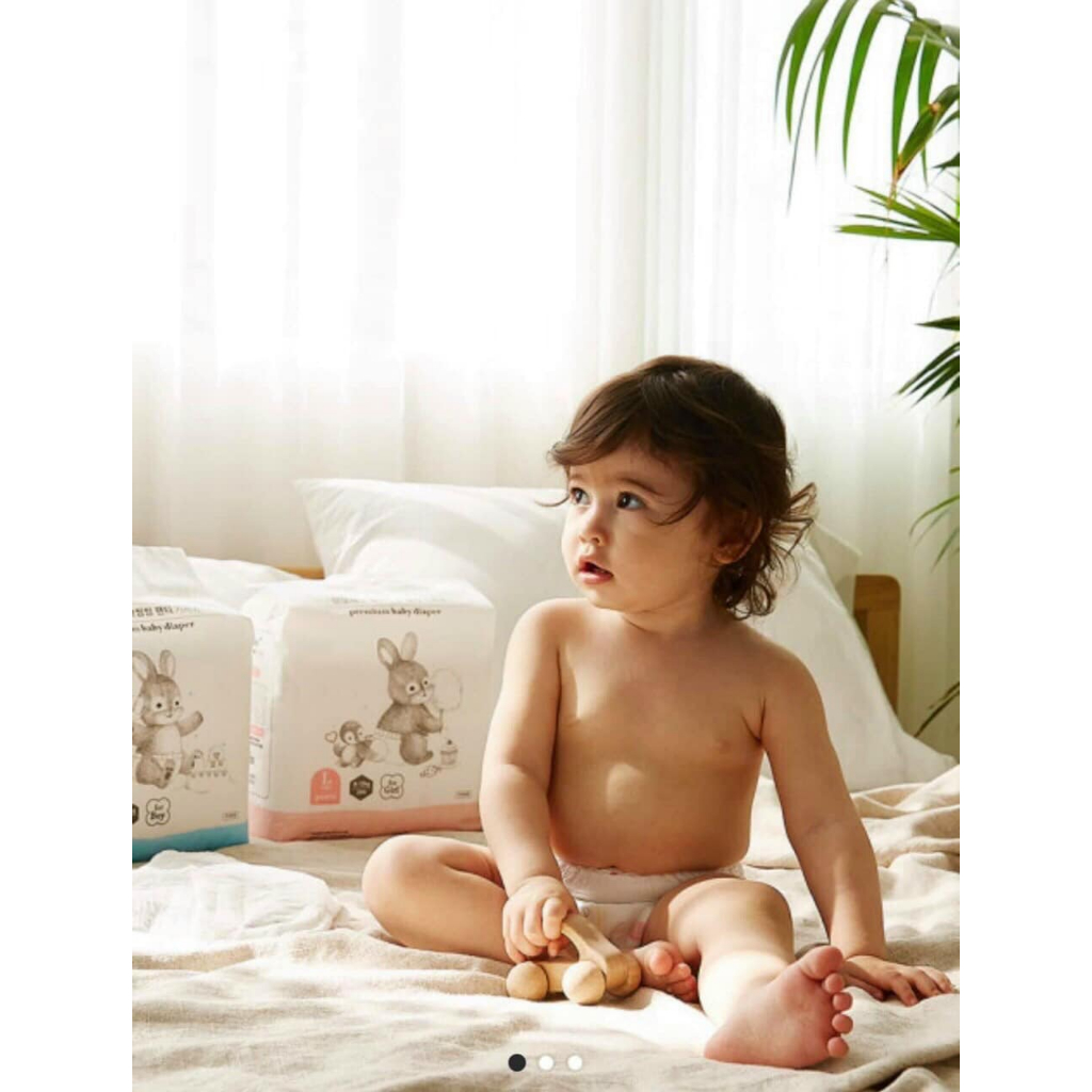 MOMO RABBIT ผ้าอ้อมสําหรับทารกแรกเกิด