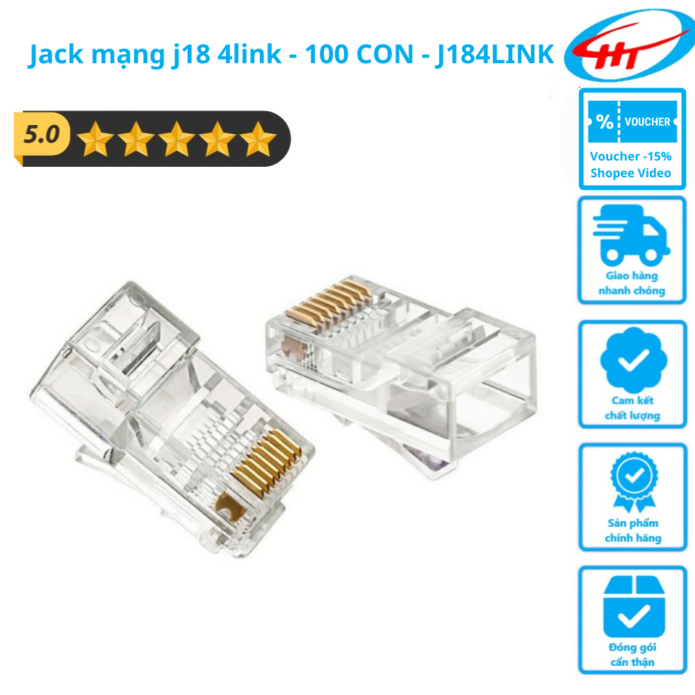 Network Jack j18 4link - 100 CONS - J184LINK