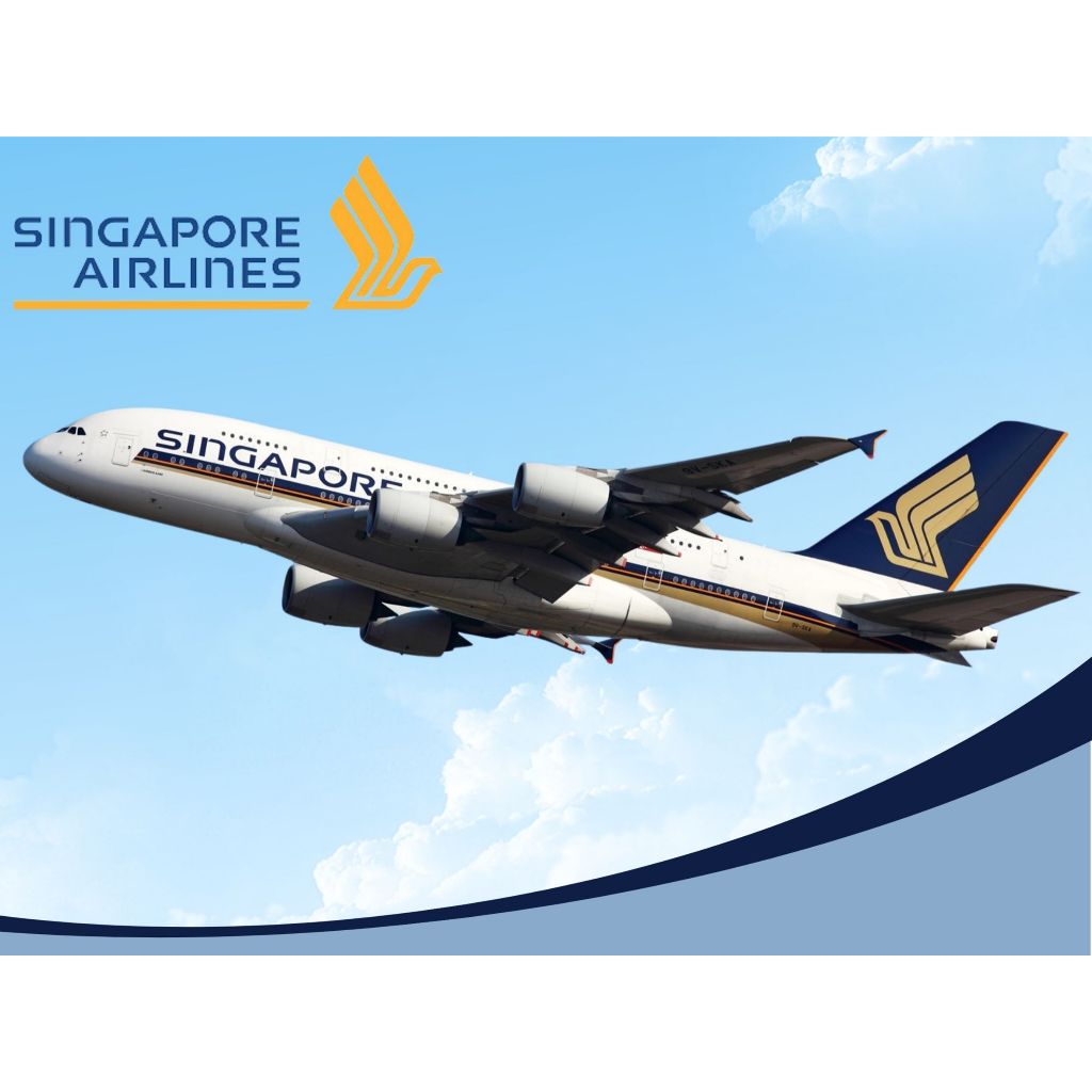 AIRBUS A380-800 Singapore Airlines กระดาษเครื่องบินเชิงพาณิชย์