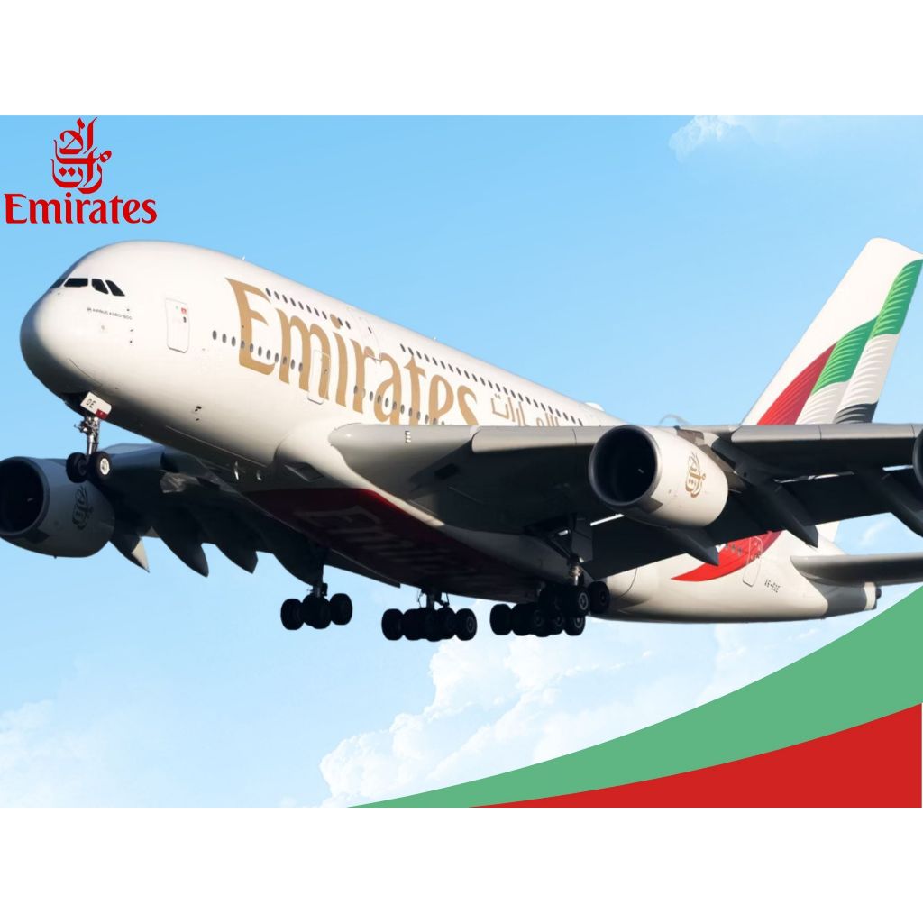 AIRBUS A380-800 EMIRATES โมเดลกระดาษเครื่องบินเชิงพาณิชย์