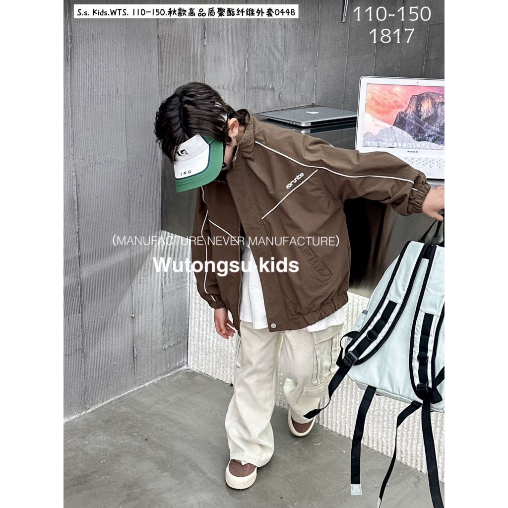 เสื้อกันลม 2 สี คอปก และแขนคอเต่า สําหรับเด็กผู้ชาย 20-40กก. Qc WTS - แฟชั่นเด็ก - Baby Gap