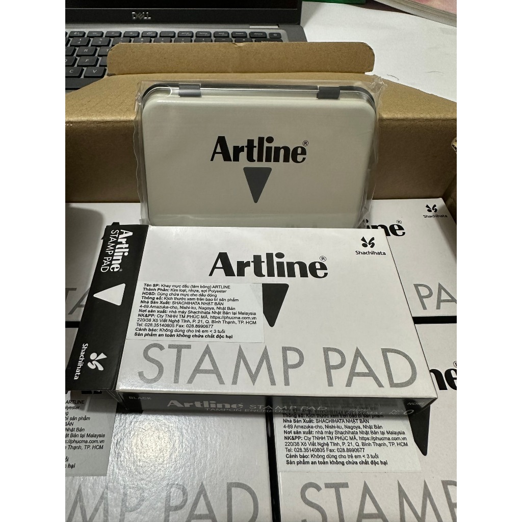 ถาดหมึก Artline EHJ-02 Artline Stamp Pad มีหมึกล่วงหน้า