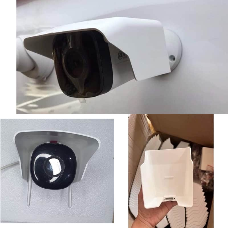 ผ้าคลุมกล้องกลางแจ้ง Rain Cover Sun Shade สําหรับ Ezviz, Imou,... พลาสติก หน้าท้อง ทนทานสุดๆ ติดตั้งง่าย