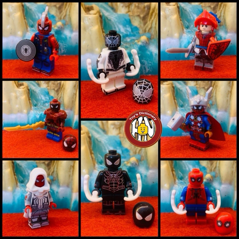 ของเล่นปริศนา - Assembling Spider man X0281 - รวมชุด Spider-man X0331 + X0282 - สินค้าคุณภาพสูง - ภาพถ่ายร้านค้า!