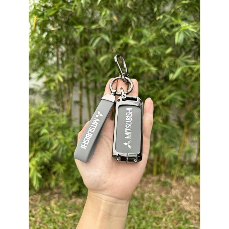 MITSUBISHI XPANDER, XFORCE, OUTLANDER,ATTRANGE ปลอกกุญแจรถ พร้อมเคสและพวงกุญแจ