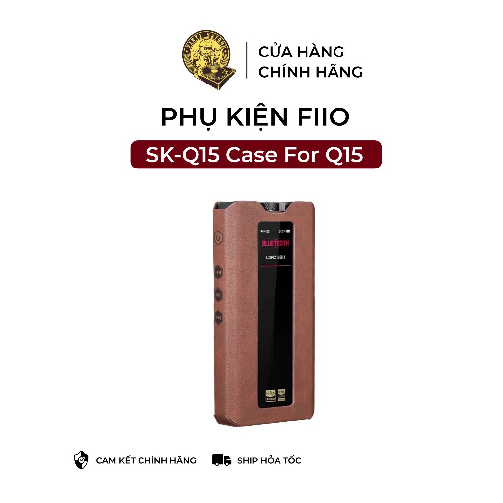 เคสหนังป้องกัน FiiO SK-Q15 ที่ออกแบบมาสําหรับเครื่องเล่นเพลง FiiO Q15