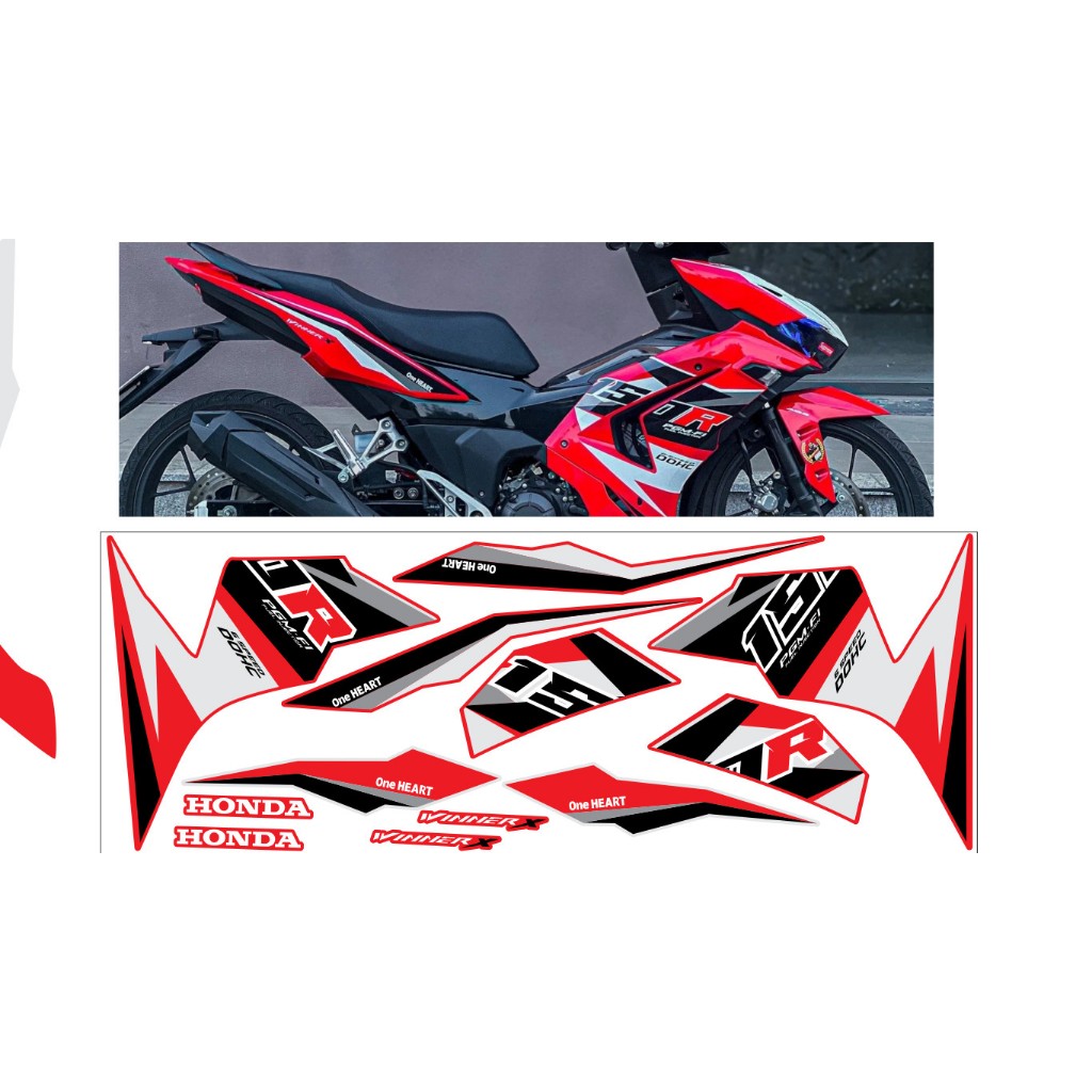 WINNER XV3 REMOVABLE EDITION RS RED PREMIUM STAMP, SUPER STICKY 3-LAYER DESIGN