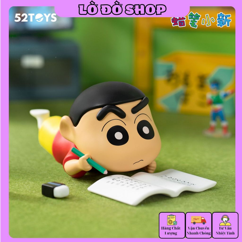 กล่องตาบอด Shin-chan Daily Life Series 3 - Shin-chan Daily River Model Series 3 - 52TOYS สินค้าของแท