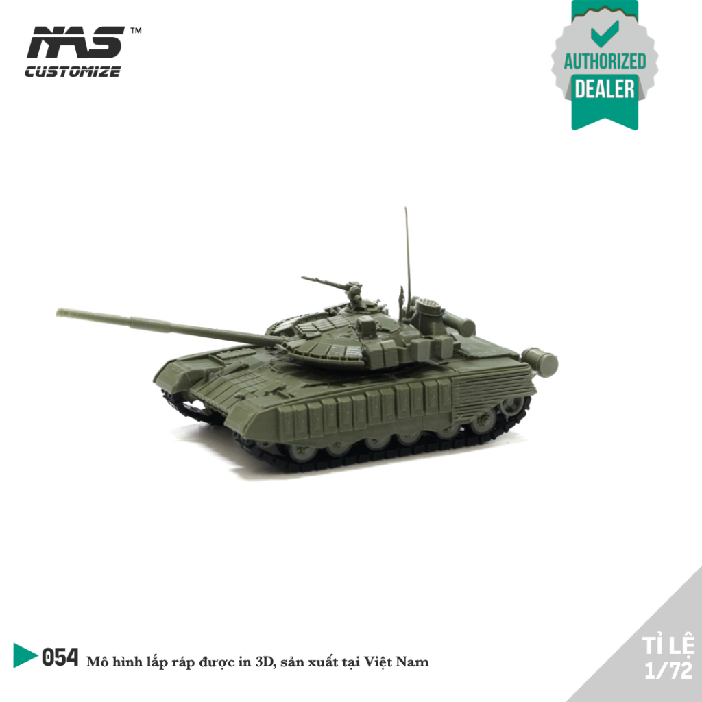 [NAS] T-80 BVM 1/72 Pro โมเดลรถรถถังรัสเซีย T-80 1/72