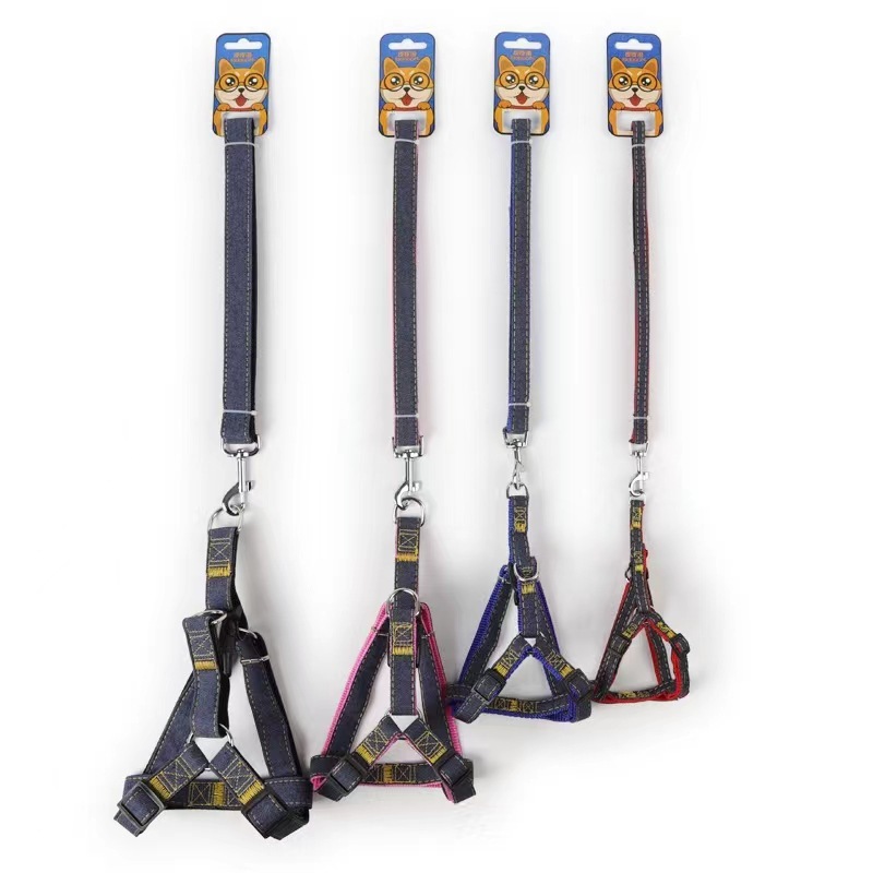 SOLID JEAN COLLAR สี MONY สําหรับ DOGS และ CATS - SP005413