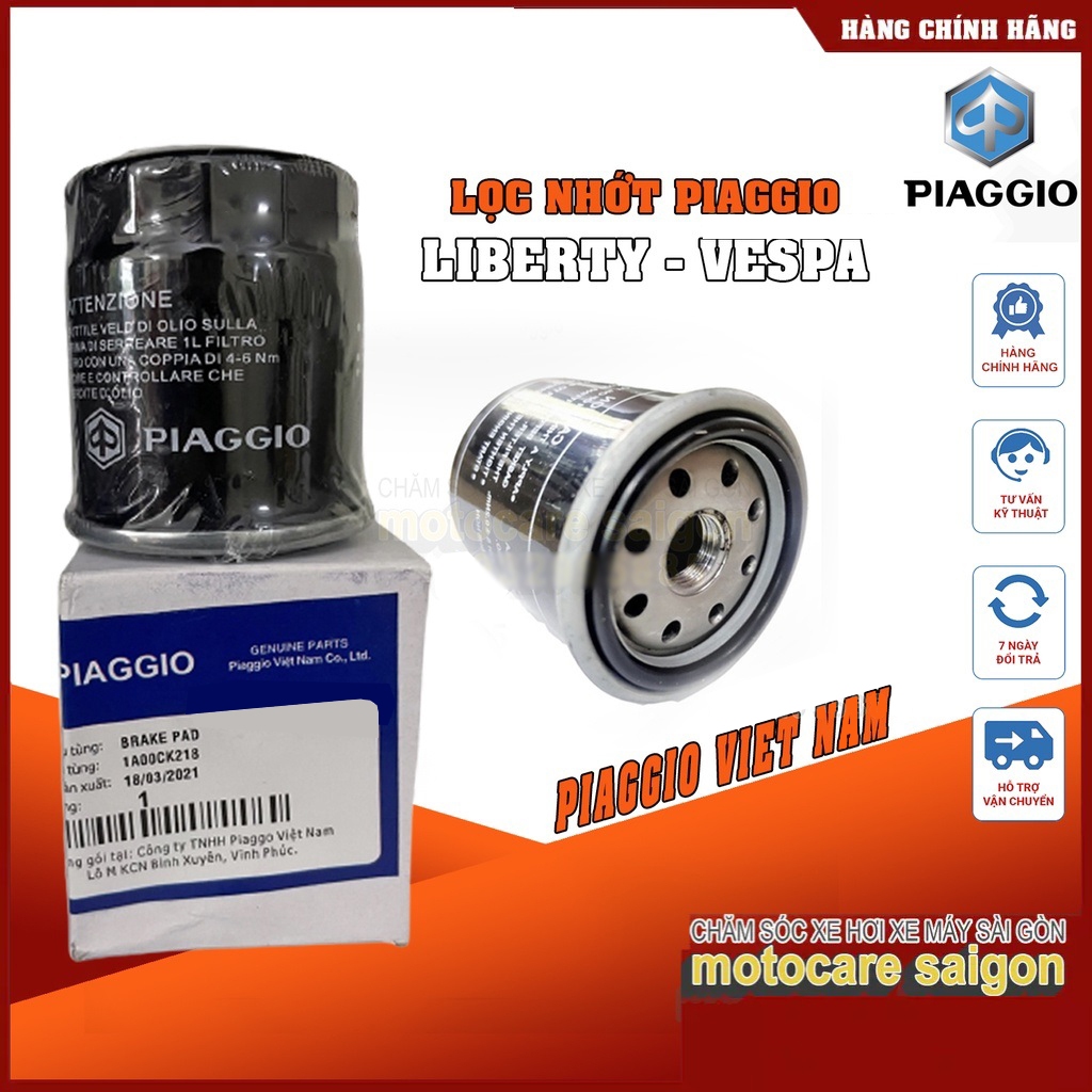 กรองน้ํามันและกรองน้ํามัน Piaggio Vespa ของแท้ สําหรับรุ่น Vespa Sprint Liberty