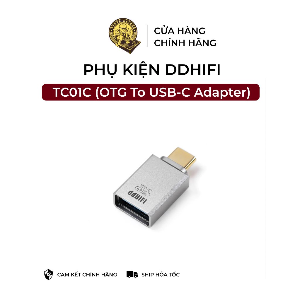 อะแดปเตอร์ DDHiFi TC01C (อะแดปเตอร์ OTG USB เป็น USB-C)
