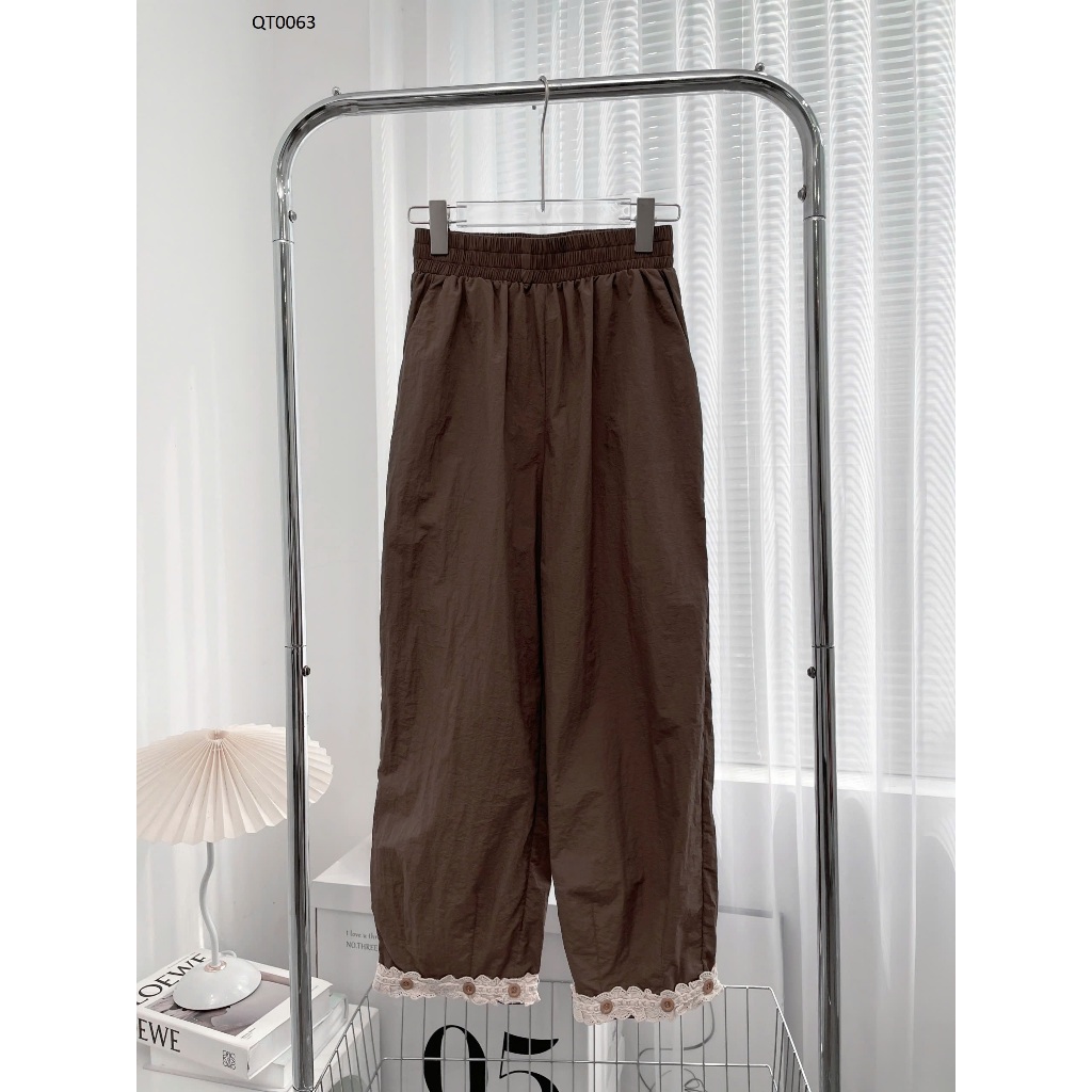 กางเกงยางยืดขนาดใหญ่ของผู้หญิง Tu Fat Flattering Design กางเกงขายืดหยุ่น Streetwear สไตล์ทํางานทุกขน