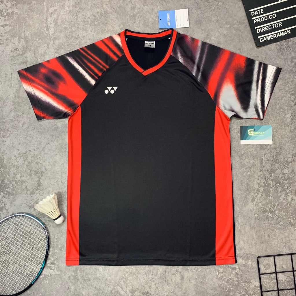Yonex COMPETITION OLYMPIC 2024 เสื้อแข่ง BADMINTON ผ้างาไทยระบายอากาศได้ Full Size ผู้ชายและผู้หญิง
