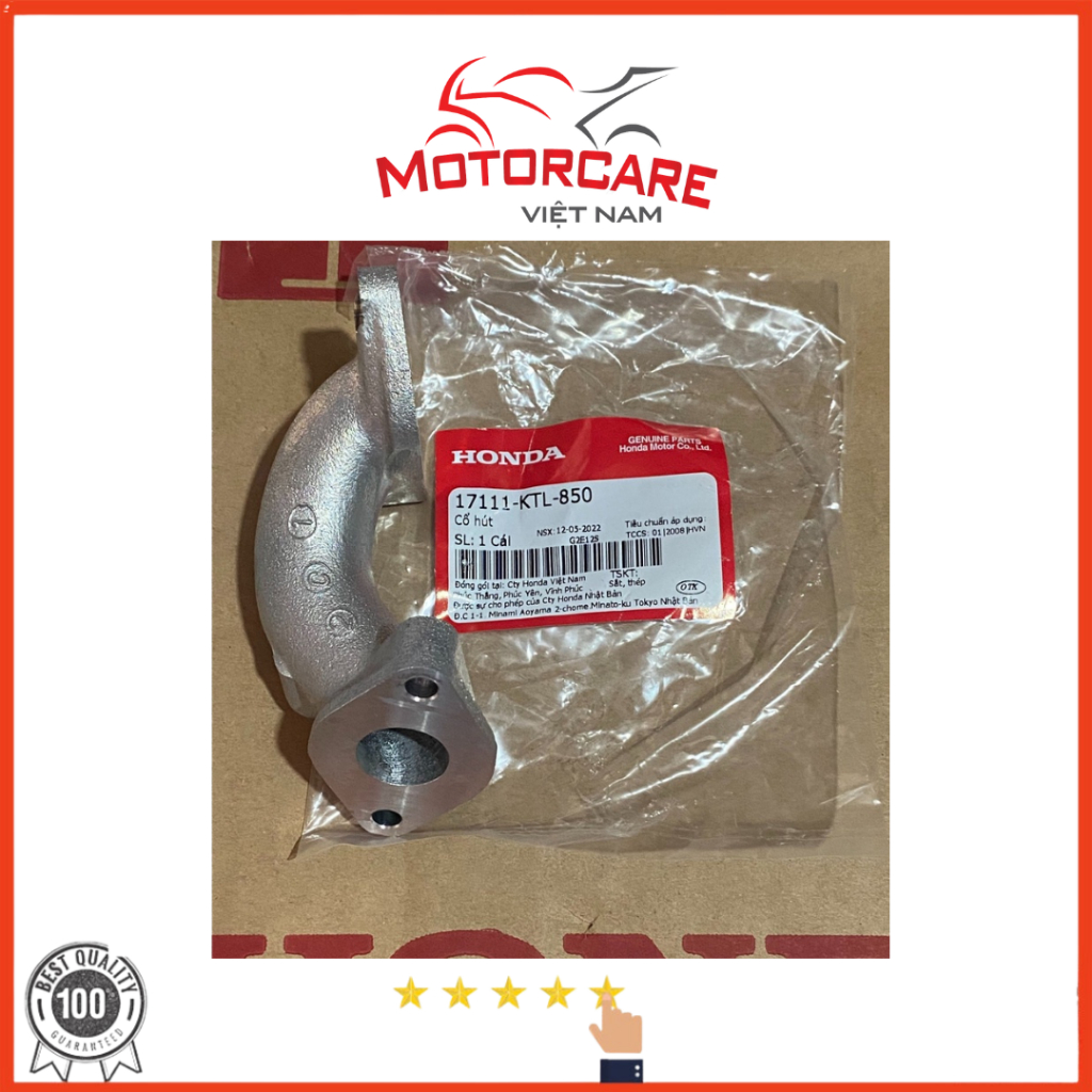 แท้ Honda Wave A100, Wave RS100 ท่อร่วมไอดี (17111-KTL-850)