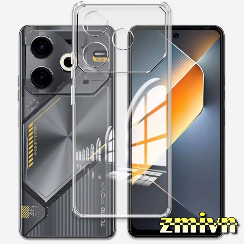 Tecno Pova 6 / Pova 6 pro / Pova 6 Neo เคสใสกันกระแทก