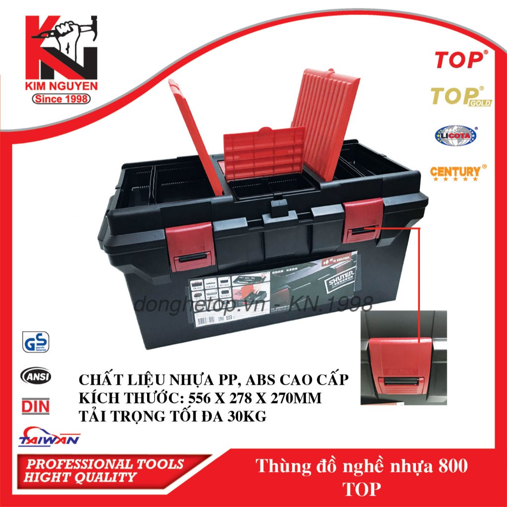 สินค้าของแท้_กล่องเครื่องมือพลาสติก (SHUTER) TOP TB-901-902-802-801