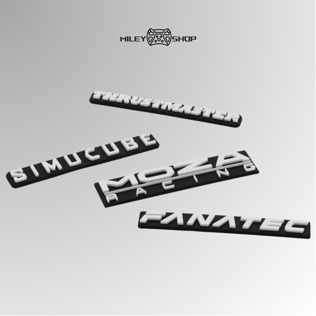 โลโก้ Sim Racing ตกแต่ง Sim Rig มุมทํางาน (Fanatec, Moza, Thrustmaster,...)