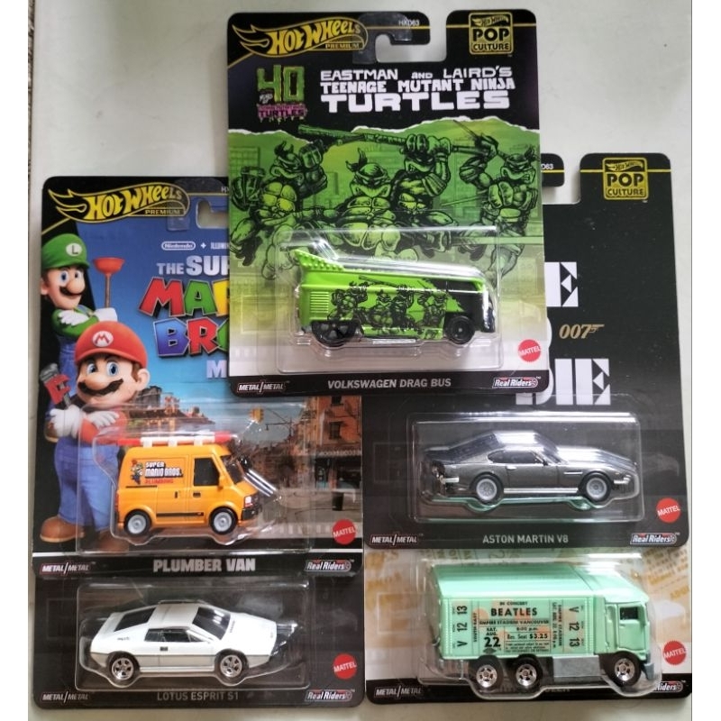 Store Minh Chung รถโมเดลของเล่น ล้อร้อน 2024 Premium Pop Culer Set 5 ชิ้น Volkswagen Aston Hiway Hau