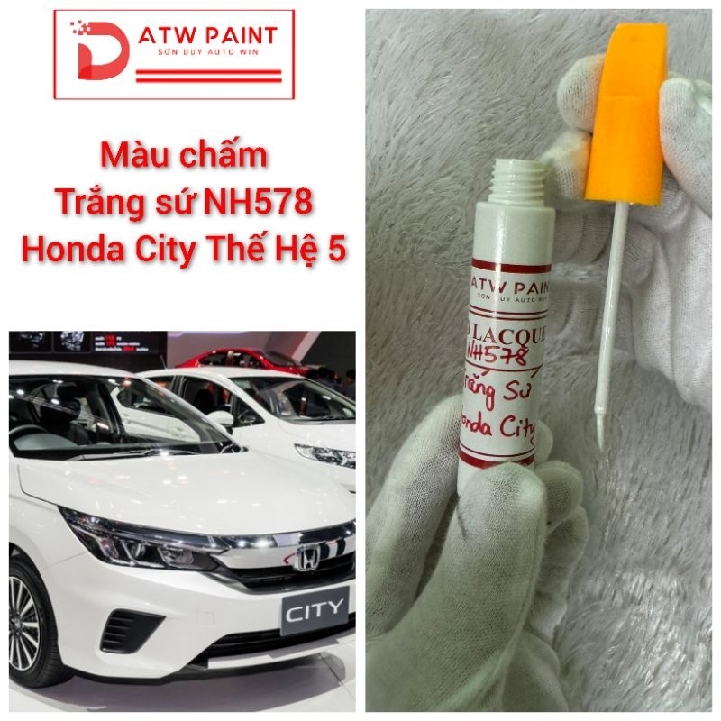 NH578 Honda City สีพอร์ซเลนรุ่นที่ 5