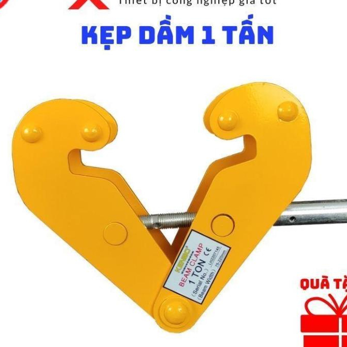 Beam Clamp 1 Ton Beam Clamp เต็มไปด้วยไฟฟ้า Rig, 1 ตัน Beam Clamp พร้อม Mount เปิดจาก 75 - 220 มม.