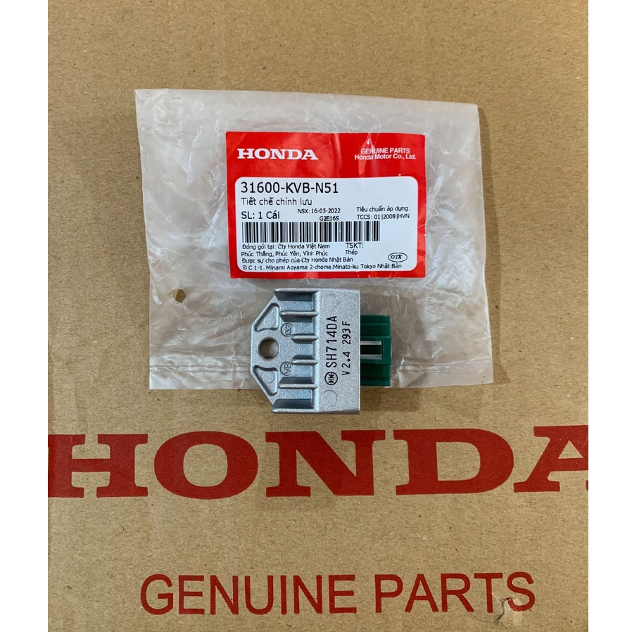 ของแท้ Honda rectifier Wave S110, Wave RSX 110 (2012) (31600-KVB-N51)