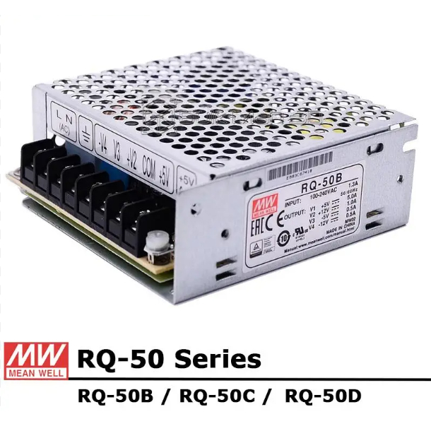 Meanwell RQ-50B แหล่งจ่ายไฟ (50W-5V-5A) สินค้าของแท้