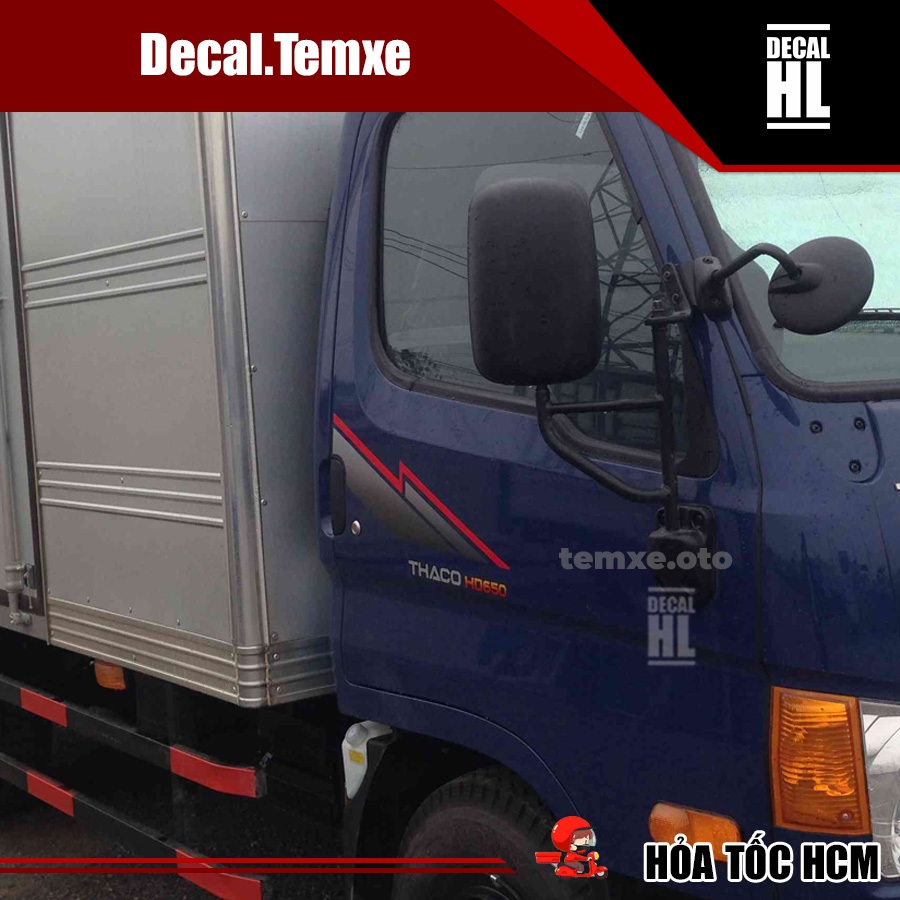 ชุดสติ๊กเกอร์รถบรรทุก Hyundai Taco HD650 สติ๊กเกอร์ติดรถ Yair Hyundai hd 650