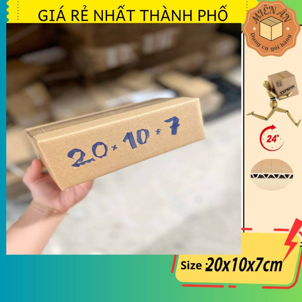 Combo กล่องกระดาษ P44 20 ใบ ขนาด 20x10x7 กล่องสําหรับบรรจุภัณฑ์ Everest