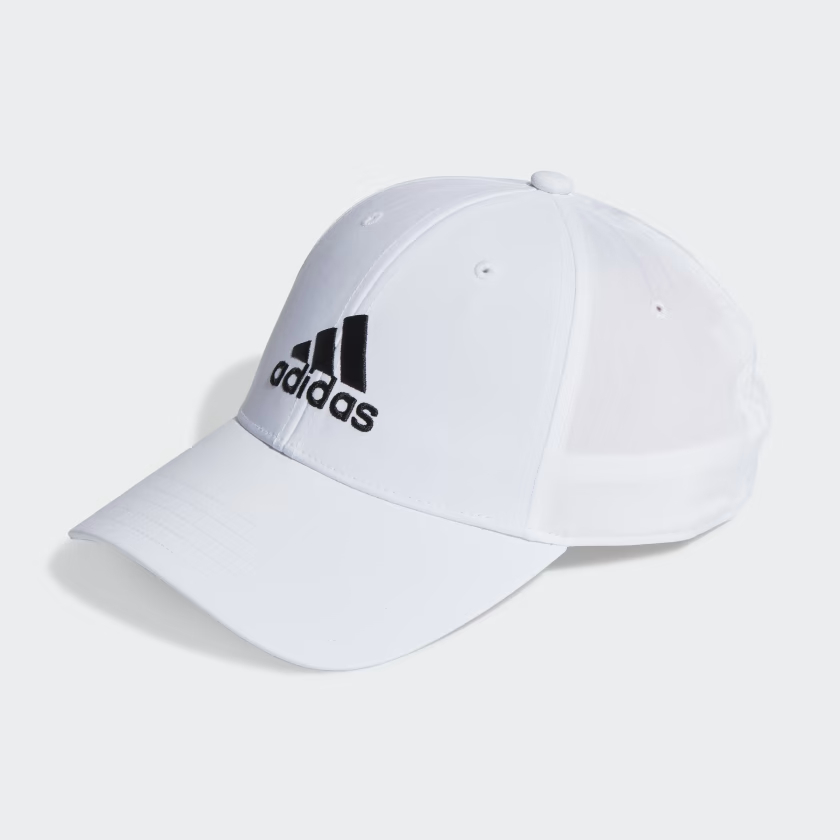 หมวก Adidas ปักโลโก้ น้ําหนักเบา - สีขาว - II3552