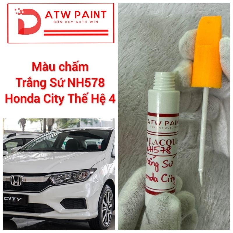 NH578 Honda City สีพอร์ซเลนรุ่นที่ 4