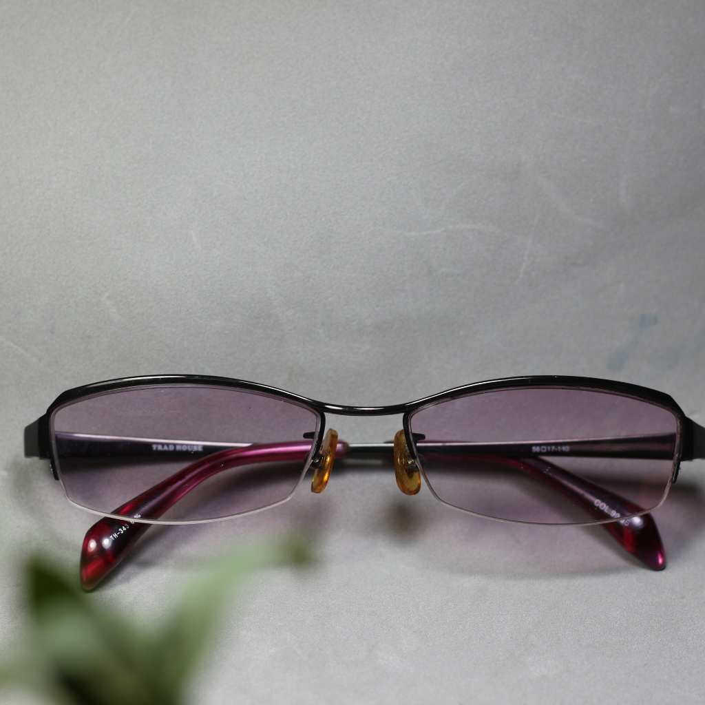 กรอบแว่นตา TRADE HOUSE Square 2Hand 0 องศาญี่ปุ่นแท้ - GK150824 บี2