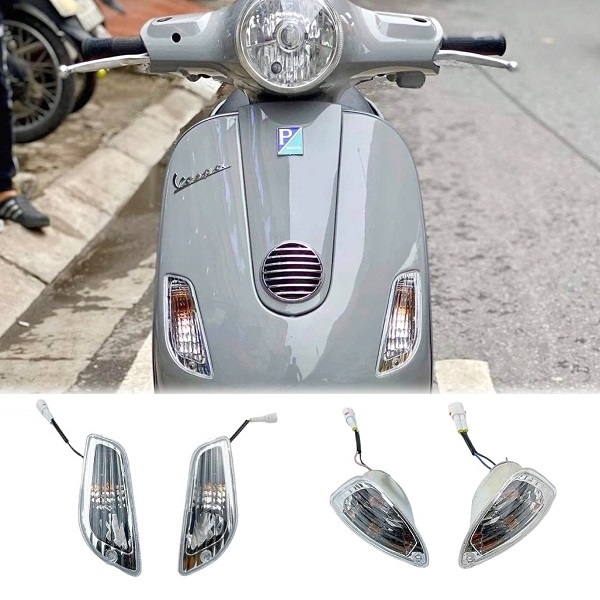 ชุดไฟเลี้ยวหน้าและหลัง Super Nice สําหรับรถมอเตอร์ไซค์ Vespa S / LX / LXS / LXV