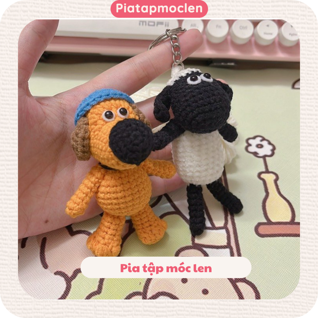 Bitzer Dog, Shaun The Sheep, Bitzer Dog Wool Animal, Shaun The Sheep Wool Animal