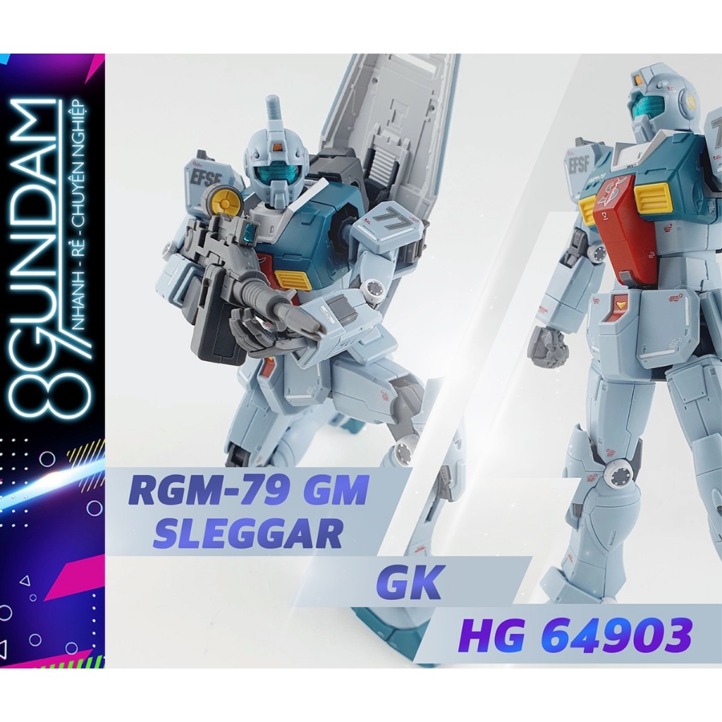 HG GK64903 GTO RGM-79 GM Fighter (Sleggar) Assembly Model