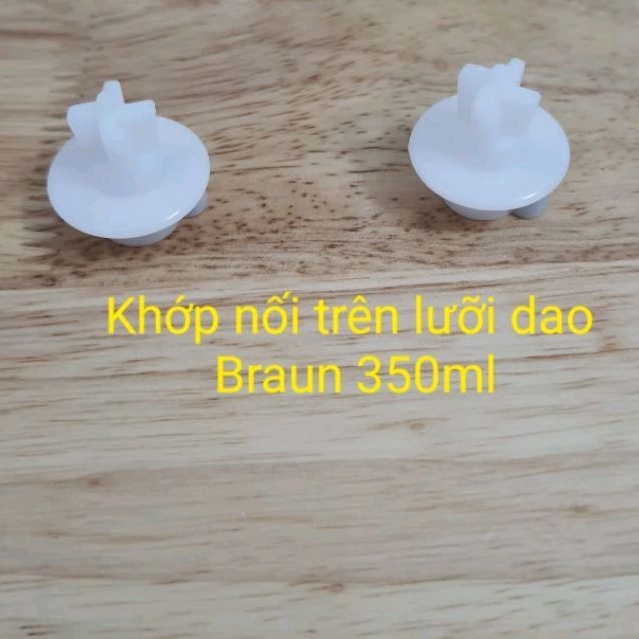 Braun อุปกรณ์เสริมเครื่องปั่นมือ - ลูกบิดพลาสติกบน HC 350ml หัวมีดแห้งสําหรับ Braun MQ5245 MQ3045 MQ