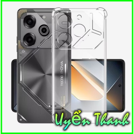 เคสซิลิโคนกันกระแทกสําหรับ Tecno Pova 6 - Pova 6 pro - Pova 6 Neo