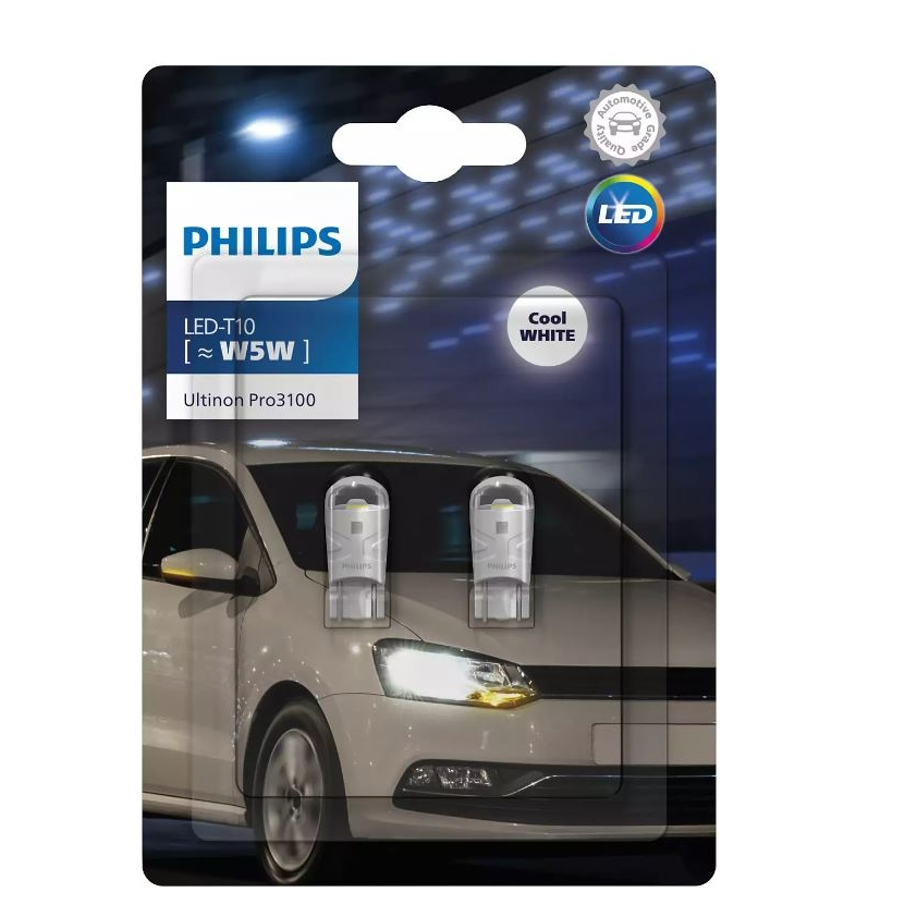 [LEDT2 ISOP] Philips Ultinon T10 ไฟ Led [SL: 1 คู่]