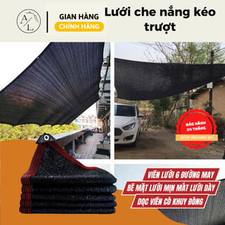 Lưới che nắng ngoài trời kích thước đa dạng - Lưới che nắng kéo trượt Đài Loan - Tằng kèm móc A01